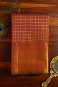 Coffee Brown Pure Kanjivaram Silk Saree — Pure Kanjivaram Silk, Silk Mark certified