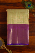 Pastel Mint Pure Kanjivaram Silk Saree — Pure Silk, Silk Mark certified