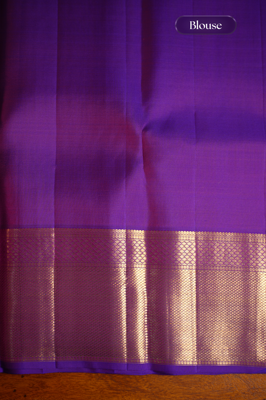 Pastel Mint Pure Kanjivaram Silk Saree — view 5