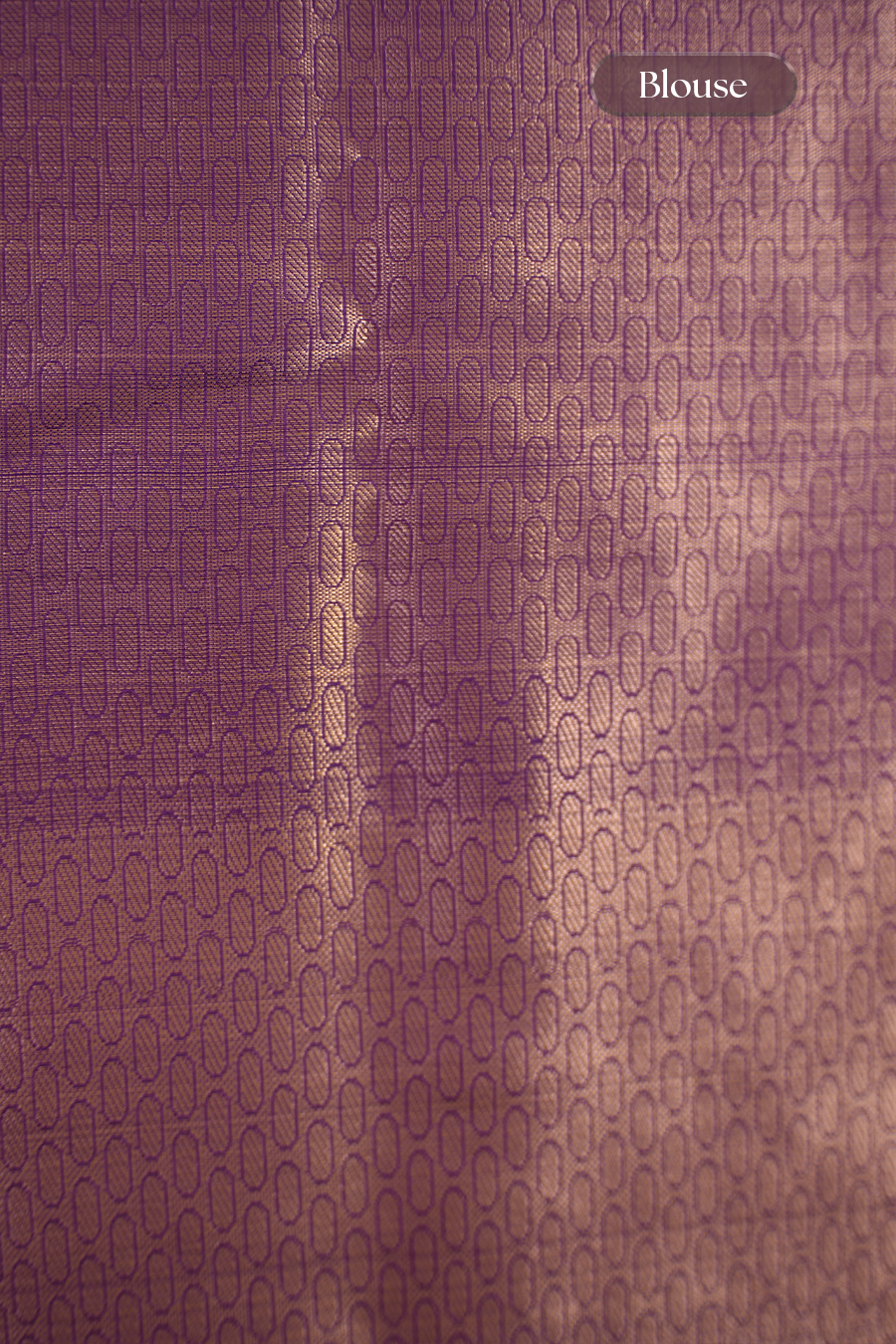 Purple Chanderi Silk Saree — view 7