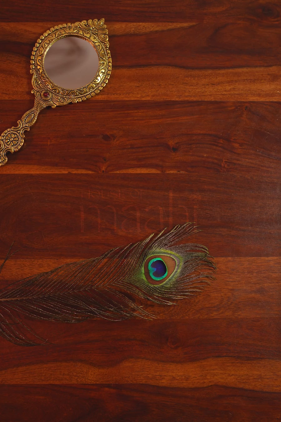 Copper Orange Pure Tissue Silk Saree — video