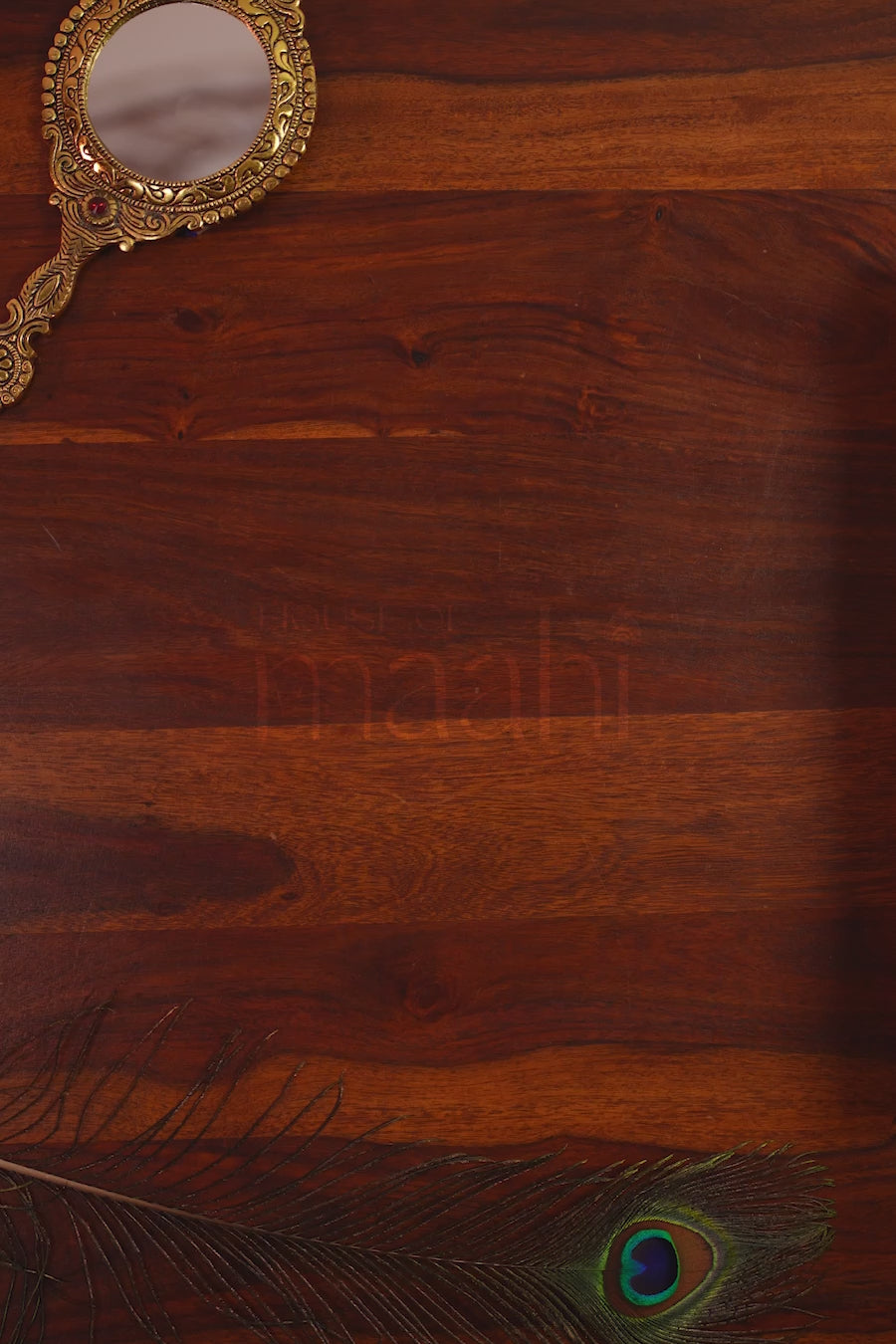 Peach Orange Manipuri Kota Saree – Peacock Motif